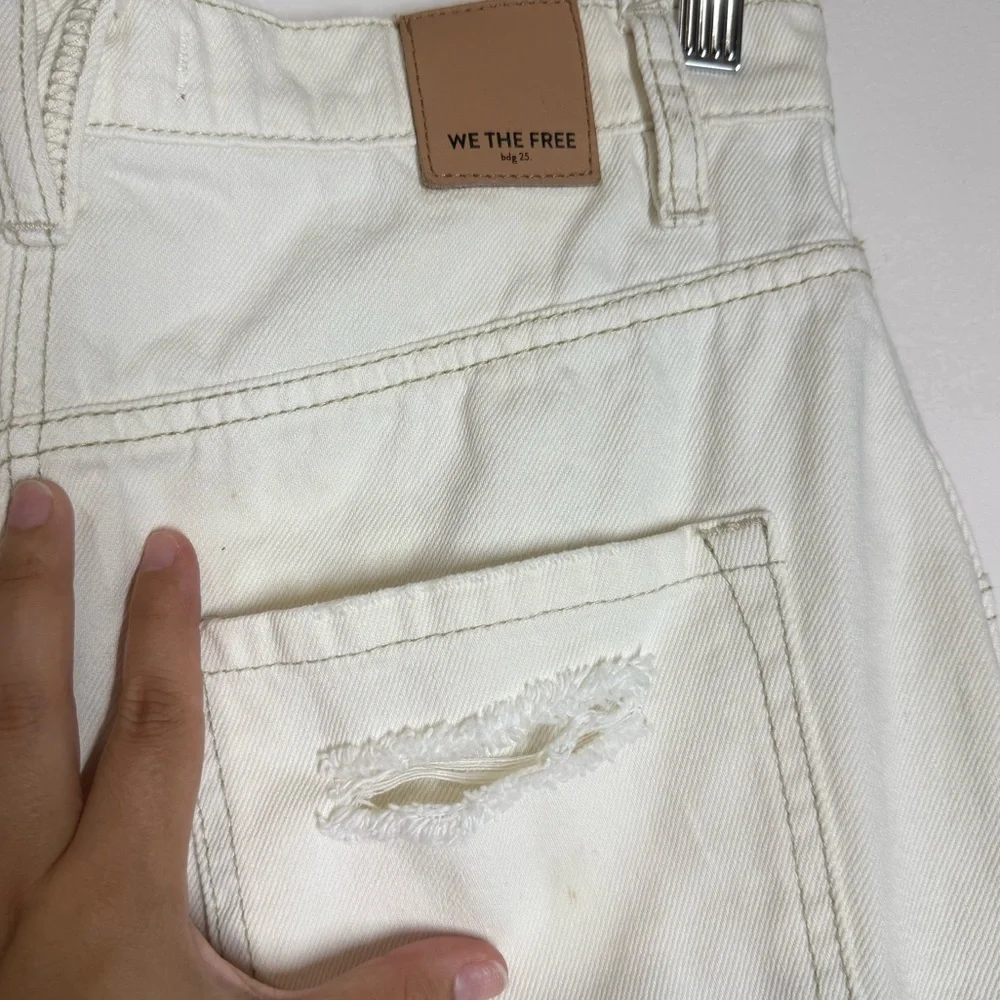 Free People - Brea Cutoff Skirt in Deco White